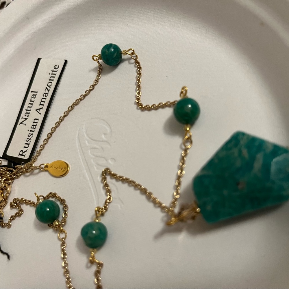 Alexis K Natural Amazonite Necklace
